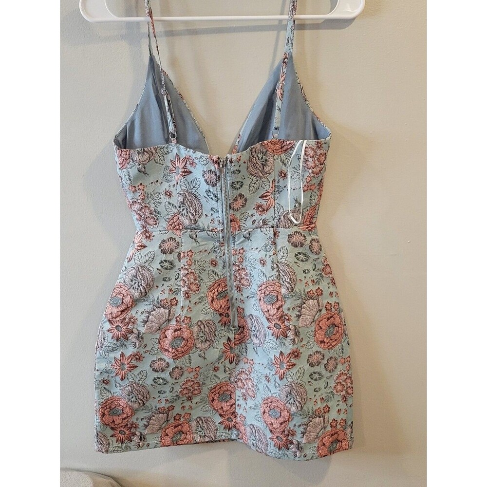 Hello Molly Carlotta Dress Blue floral Size US Xs 2 - Picture 2 of 9